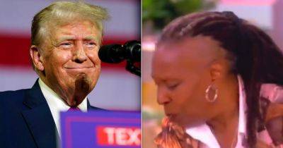 Watch How Whoopi Goldberg Reacts After She Accidentally Says Trump's Name