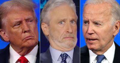 'F**K': Jon Stewart Goes Ballistic With Unfiltered Live Reaction To Trump-Biden Debate