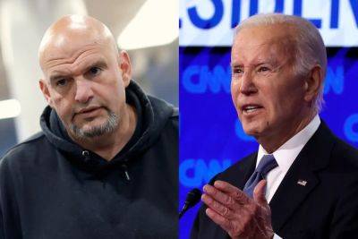John Fetterman — who struggled through his own rocky debate — defends Biden from ‘Democratic vultures’