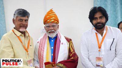 Andhra Pradesh - Sreenivas Janyala - Chandrababu Naidu - Tide turns for Chandrababu Naidu as TDP-led alliance set for big win in Andhra - indianexpress.com