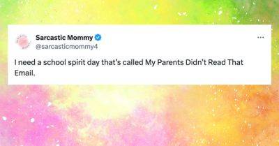 Marie Holmes - 24 Tweets About What Parents Really Think Of School Spirit Days - huffpost.com - state Indiana - county Day