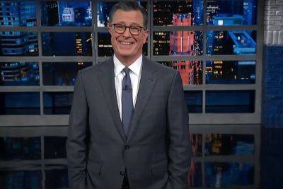 Hillary Clinton - Trump - Stephen Colbert - Joe Sommerlad - Fox - Stephen Colbert audience goes wild over Trump trial verdict: ‘Lock him up!’ - independent.co.uk - Usa - New York