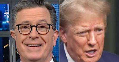 Donald Trump - Stephen Colbert - Ed Mazza - Fox News - Stephen Colbert Gives Trump Hell Over Baffling Word Salad Claim About Heaven - huffpost.com