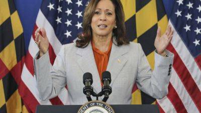 VP Harris campaigns to stop gun violence with Maryland Senate candidate Alsobrooks