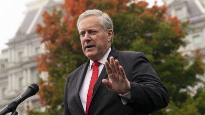Former Trump chief of staff Mark Meadows pleads not guilty in Arizona’s fake elector case