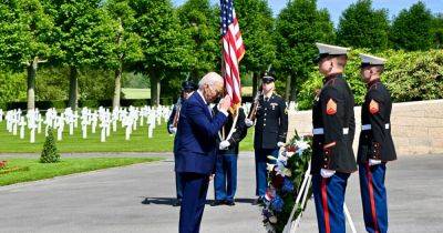 Donald J.Trump - Beau Biden - Michael D Shear - Biden Visits a Military Cemetery in France That Trump Once Snubbed - nytimes.com - Usa - Iraq - France - county Day