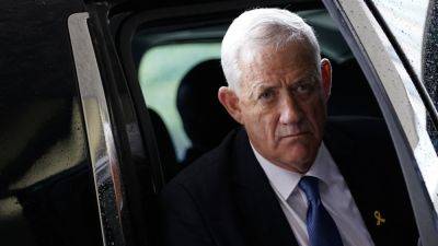 Centrist member of Israel’s war cabinet resigns over lack of plan for postwar Gaza