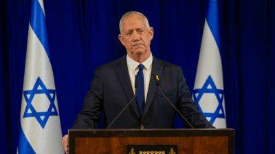 Israeli war cabinet minister Benny Gantz quits Netanyahu's emergency government
