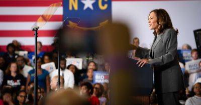 Joe Biden - Donald Trump - Kamala Harris - Zolan KannoYoungs - Harris Says - Kamala Harris Says Biden Is a ‘Fighter’ at North Carolina Rally - nytimes.com - Usa - Washington - state North Carolina - Russia