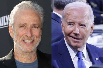 Joe Biden - Gustaf Kilander - Jon Stewart - Jon Stewart accuses Biden of being ‘Trumpian’ by shutting down questions about his re-election bid - independent.co.uk - state South Carolina - city Atlanta