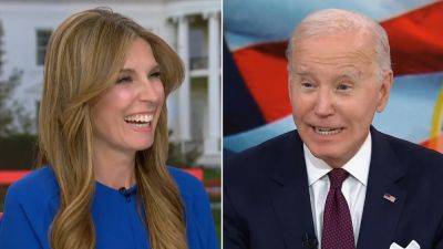 George W.Bush - Ian Sams - Fox - Yael Halon - MSNBC host gushes over Biden in fawning interview with White House spokesman: 'You don't have to persuade me' - foxnews.com - Usa - New York