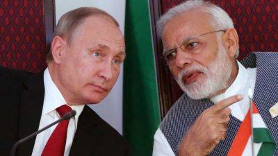 Vladimir Putin - Narendra Modi - India's Modi to meet Putin in Moscow as both sides seek to forge deeper ties - cnbc.com - Ukraine - India - Russia - city Moscow - city Shanghai