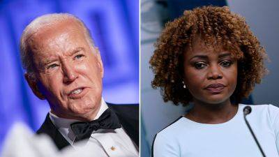 Karine Jean-Pierre - Greg Wehner - Fox - White House briefing fueled with emotion as KJP says Biden not being treated for Parkinson's - foxnews.com - city Atlanta - county White