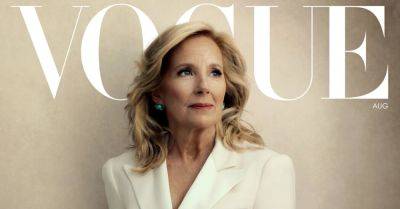 Jill Biden - Donald J.Trump - Karine Jean-Pierre - Laura Ingraham - Fox - At a Crucial Moment, Jill Biden Is Vogue’s Cover Star - nytimes.com - city New York - New York