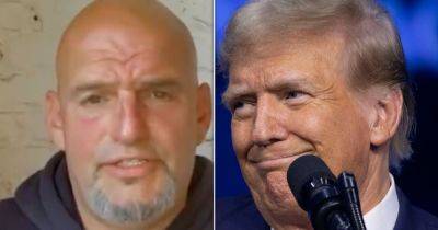 Joe Biden - Donald Trump - Jen Psaki - Tom Brady - John Fetterman - Ed Mazza - John Fetterman Gives Trump Brutal Reminder About Who 'Kicked His Ass' Once Already - huffpost.com - state Pennsylvania - New York