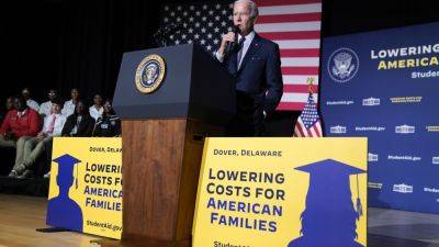 Joe Biden - ANNIE MA - Appeals court allows part of Biden student loan repayment plan to go forward - apnews.com - Washington - state Missouri - state Alaska - state Kansas