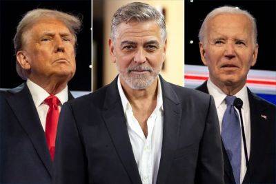 Joe Biden - Donald Trump - Joe Sommerlad - George Clooney - Trump tells ‘fake movie actor’ George Clooney to ‘get out of politics’ after he urged Biden to step aside - independent.co.uk - Usa - New York - Afghanistan - Los Angeles