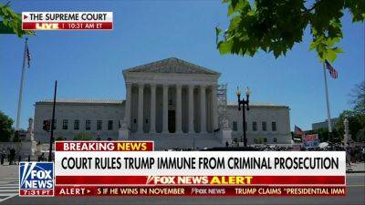 Trump - Brooke Singman - Fox - Trump immunity case: Supreme Court rules ex-presidents have substantial protection from prosecution - foxnews.com - Usa