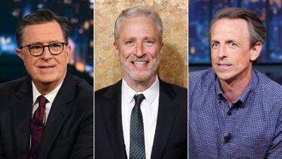 Stephen Colbert - Seth Meyers - Kendall Tietz - Fox - Late-night hosts' five toughest takes on President Biden this week - foxnews.com