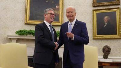 Joe Biden - Keir Starmer - How Keir Starmer’s big moment on world stage was derailed by Biden blunders - independent.co.uk - Usa - Washington - Ukraine
