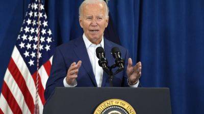 Joe Biden - Donald Trump - Alejandro Mayorkas - WILL WEISSERT - Kimberly Cheatle - Biden says ‘everybody must condemn’ attack on Trump, hopes to speak with ex-president soon - apnews.com - Usa - state Delaware