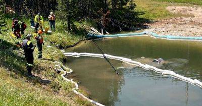 SUV Carrying 5 People Sinks Into Yellowstone Thermal Feature After Running Off Road