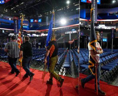 Joe Biden - Donald Trump - Mike Johnson - Jim Jordan - Marjorie Taylor Greene - Eric Garcia - Carlos Gimenez - ‘We’re not going to take it anymore’: Republicans start their convention with a show of force - independent.co.uk - state Pennsylvania - state Florida - state North Carolina - Jordan - state Wisconsin - city Milwaukee - county Butler