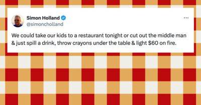 Marie Holmes - 36 Tweets About The Joys Of Dining Out With Children - huffpost.com - China