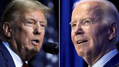 Joe Biden - Donald Trump - SEUNG MIN KIM - JILL COLVIN - Biden and Trump offer worlds-apart contrasts on issues in 2024’s rare contest between two presidents - apnews.com - Usa - Washington - Ukraine