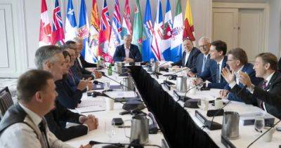 Justin Trudeau - Nova Scotia - Danielle Smith - David Eby - Tim Houston - Premiers wrapping up Council of the Federation meeting in Halifax - globalnews.ca - Britain - Canada - city Houston - city Columbia, Britain - county Halifax