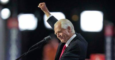 Peter Navarro gets hero's welcome at convention hours after leaving prison