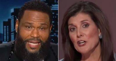 Donald Trump - Nikki Haley - Jimmy Kimmel - Ben Blanchet - ‘Kimmel’ Guest Host Anthony Anderson Sums Up Nikki Haley In Brutally ‘Clear’ Message - huffpost.com - state South Carolina - city Milwaukee