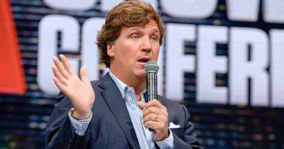 Tucker Carlson Spotted In Fox News Area At RNC