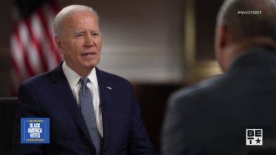 Jeffrey Clark - Brown Jackson - Justice Ketanji - Fox - Biden appears to forget name of his secretary of defense during BET interview - foxnews.com - Usa