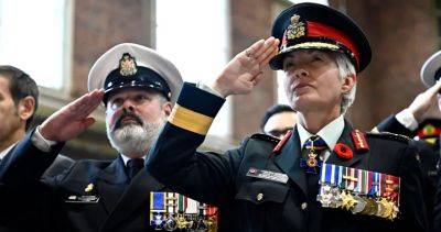 Justin Trudeau - Wayne Eyre - Mary Simon - Jennie Carignan takes command of Canadian Armed Forces in historic ceremony - globalnews.ca - Ukraine - Iraq - Syria - Afghanistan - Canada - county Canadian - city Ottawa