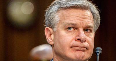 Man arrested, accused of threatening FBI Director Christopher Wray online