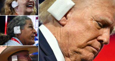 Donald Trump - Michelle Butterfield - Corey Comperatore - Summer’s hottest accessory? Trump-inspired ear bandages take over RNC - globalnews.ca - state Pennsylvania - New York - state Texas - state Arizona - city Milwaukee