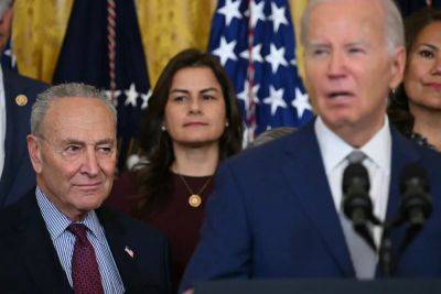 Joe Biden - Donald Trump - Nancy Pelosi - Chuck Schumer - Ariana Baio - Pelosi and Schumer separately tell Biden he can’t win and should step aside: reports - independent.co.uk