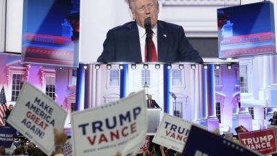 From a media perspective, it was a tale of two Trump speeches — and long enough for both