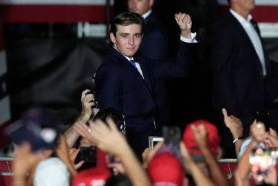 Donald Trump - Melania Trump - Barron Trump - Rachel Sharp - Where’s Barron Trump? Melania and Donald’s son missing from family line-up at RNC - independent.co.uk - state Florida - city Milwaukee