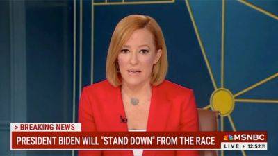 MSNBC's Jen Psaki taken aback by her ex-boss dropping out: Didn't have 'any indication’