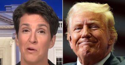 Rachel Maddow Breaks Down How Trump's 'Political Good Luck' Just Ended 'With A Crash'