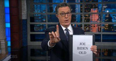 Joe Biden - Donald Trump - Stephen Colbert - Amelia Neath - Stephen Colbert says he’s repurposing his age jokes about Biden for Trump - independent.co.uk - county White
