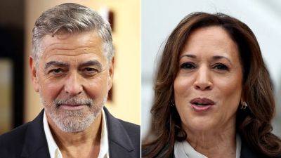 Kamala Harris - Jake Tapper - Chris Pandolfo - George Clooney - Fox - Clooney, Hollywood line up behind Harris as celebrity endorsements and cash pour in - foxnews.com - New York - county Harris