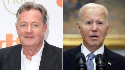 Joe Biden - Bailee Hill - Piers Morgan - Fox - Piers Morgan urges Biden to resign in Oval Office address: 'Who's running the country?' - foxnews.com - Usa