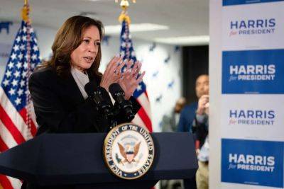 Joe Biden - Kamala Harris - Kamala Harris unveiled her campaign logo hours after Biden’s exit. Political graphic designers deconstruct the meaning behind it - independent.co.uk - Usa - city Wilmington