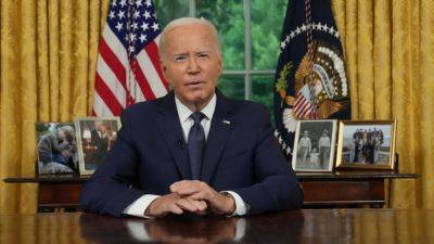 Watch: Biden explains his decision to exit presidential race, back Harris to take on Trump