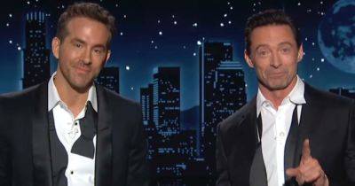 Ryan Reynolds - Jimmy Kimmel - Ben Blanchet - ‘OMG!’: Ryan Reynolds, Hugh Jackman Absolutely Roast Pre-‘Deadpool & Wolverine’ Looks - huffpost.com
