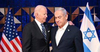 Joe Biden - Kamala Harris - Benjamin Netanyahu - Rebecca Shabad - Biden and Harris meet separately with Netanyahu at the White House - nbcnews.com - Usa - Washington - Israel - Ireland - city Indianapolis