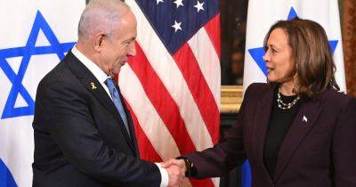 Joe Biden - Kamala Harris - Benjamin Netanyahu - SV Date - On Day Of Netanyahu Visit, Harris Becomes White House’s New Public Face On Gaza War - huffpost.com - Usa - Washington - Israel - Palestine - state Jewish